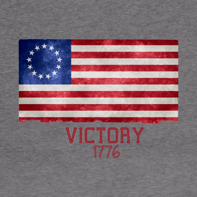 Betsy Ross Flag American Victory by Oh My Gift Art